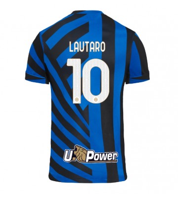 Inter Milan Lautaro Martinez #10 Hjemmebanetrøje 2024-25 Kort ærmer